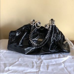 Vittorio patent leather handbag